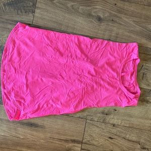 Hot pink lululemon tank with silverscent